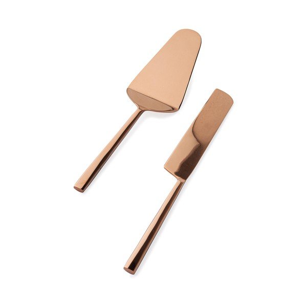 Set pentru servirea tortului 2 buc. din oțel inoxidabil Hestia – Bizzotto-image-1