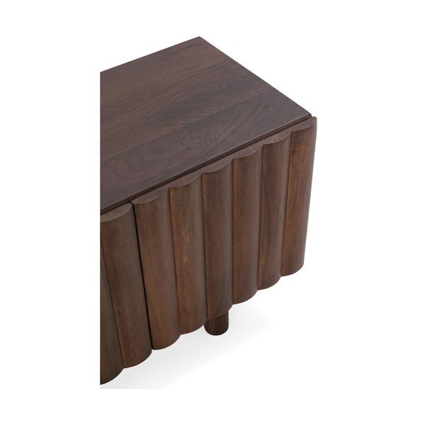 Comodă TV maro din lemn de mango 160x55x40 cm Tamira – MOME-image-3