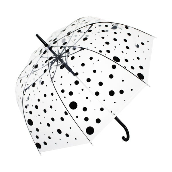 Umbrelă transparentă Ambiance Birdcage Dots, ⌀ 100 cm