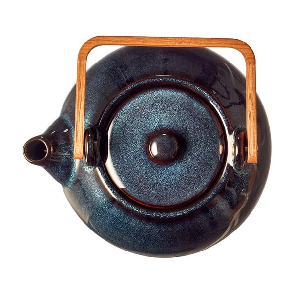 Ceainic albastru închis cu filtru din ceramică 1,2 l Gastro Blue – Bitz-image-4