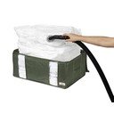 Cutie de depozitare pentru haine din material textil cu vacuum 65x45x27 cm Ecologik – Compactor