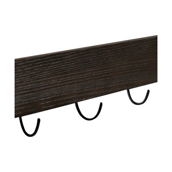 Cuier de perete în culoare naturală închisă cu raft cu aspect de lemn de frasin 120 cm Protopia – DAN-FORM Denmark-image-3