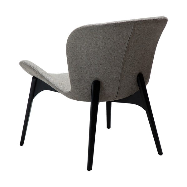 Fotoliu gri cu tapițerie din țesătură bouclé Paragon – DAN-FORM Denmark-image-3