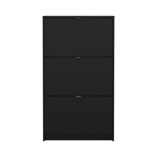 Pantofar negru cu deschidere înclinată Shoes – Tvilum-image-3