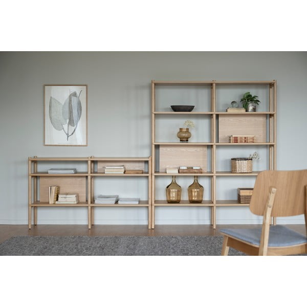 Bibliotecă din furnir de stejar Rowico Holton-image-4