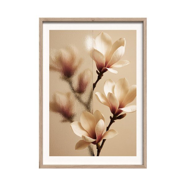 Tablou cu ramă imprimat 50x70 cm Soft Magnolia – Styler