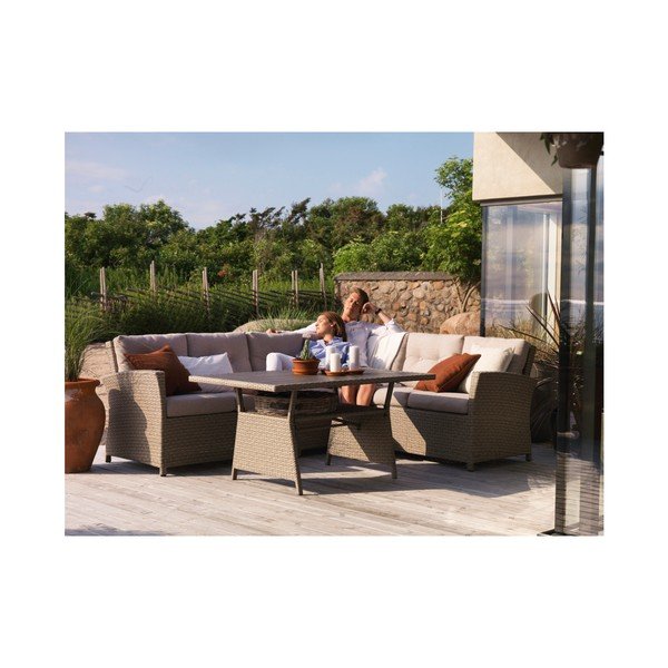 Masă pentru grădină Brafab Soho, 143 x 86 cm, bej-image-1