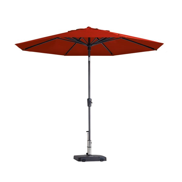 Umbrelă de soare roșie ø 300 cm Paros II - Madison