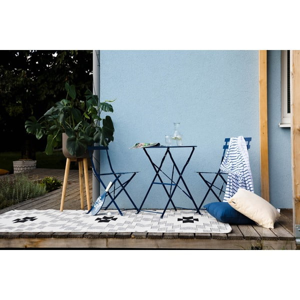 Set mobilier de grădină Bonami Essentials Retro, albastru închis-image-1