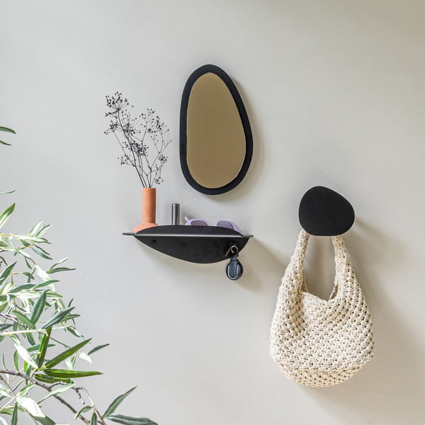 Raft negru din metal 34 cm Pipa – Spinder Design-image-1