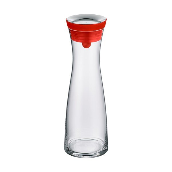 Recipient din sticlă pentru apă cu capac negru WMF, 1 l