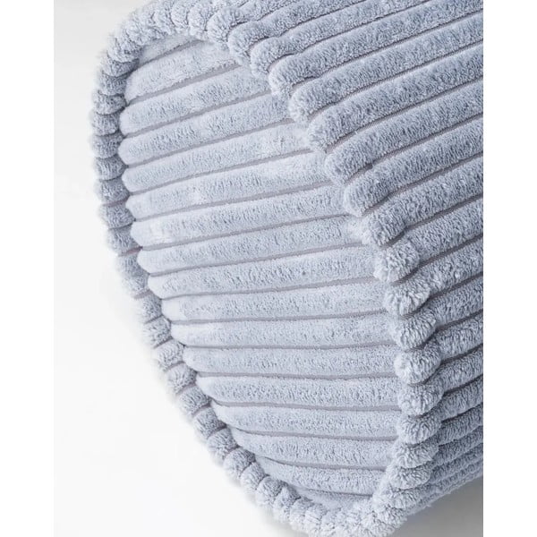 Pernă decorativă pentru copii albastră cu tapițerie din catifea reiată Roll – Wigiwama-image-2