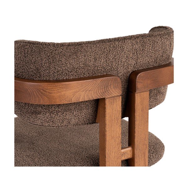 Scaun de living maro cu cotiere Toscana – Kalune Design-image-4