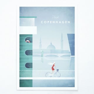 Poster Travelposter Copenhagen, 30 x 40 cm
