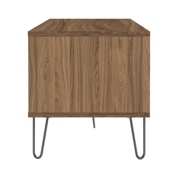 Masă TV crem cu aspect de lemn de nuc 165x44 cm Aero - TemaHome -image-4