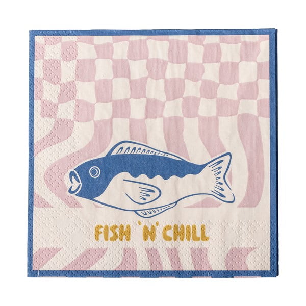 Șervețele 20 buc. din hârtie 33x33 cm Remy – Bloomingville-image-2