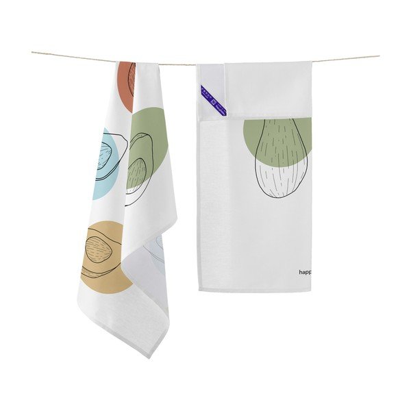 Prosoape de vase 2 buc. din bumbac 50x70 cm Avocado – Happy Friday-image-1