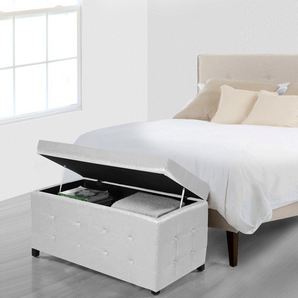 Taburet cu spațiu depozitare Multi Evergreen House, 84 x 49 cm-image-2