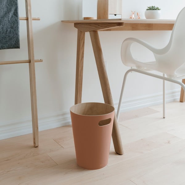 Coș de gunoi din lemn 7,5 l Woodrow – Umbra-image-1