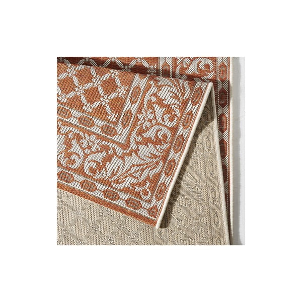 Covor adecvat pentru exterior NORTHRUGS Royal 160 x 230 cm, portocaliu - crem-image-3