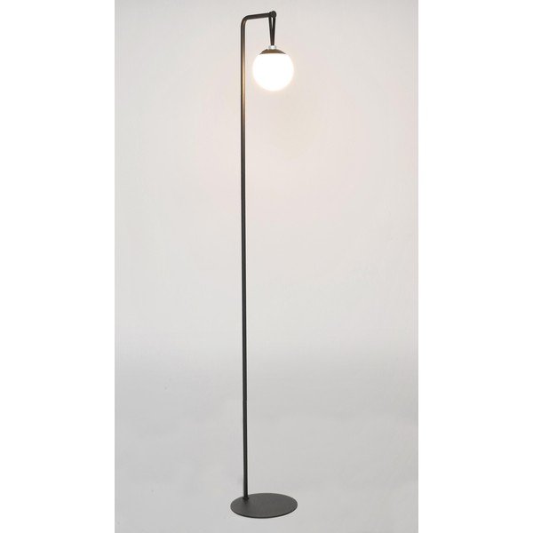 Lampadar negru LED cu intensitate reglabilă cu abajur din plastic (înălțime 140 cm) Balmony – Bizzotto-image-4