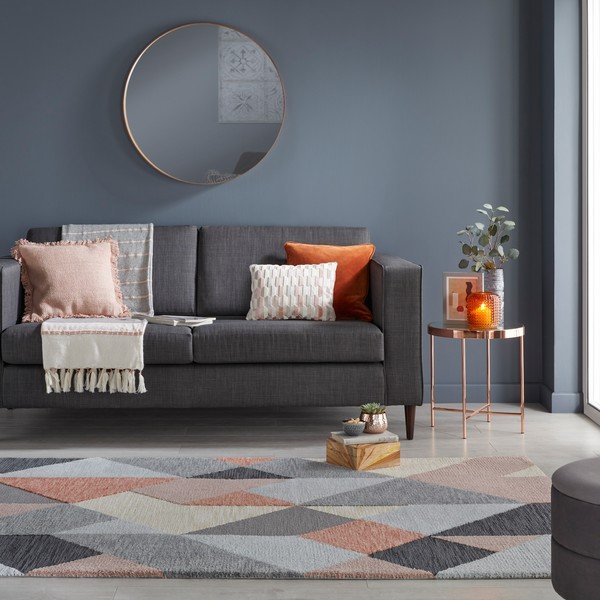 Covor Flair Rugs Icon, 160x230 cm, gri-roz-image-4