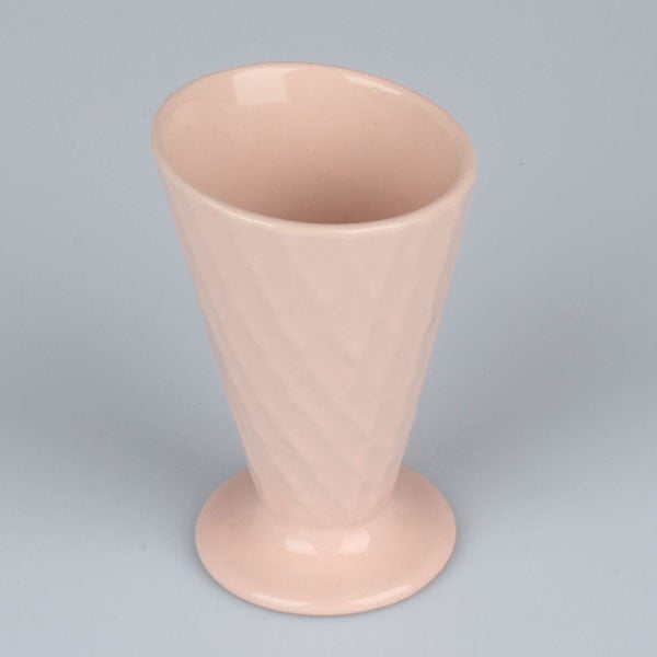 Pahar din ceramică pentru înghețată Dakls Pink, roz