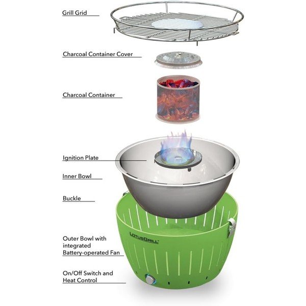 Coș pentru cărbuni Classic – LotusGrill-image-1