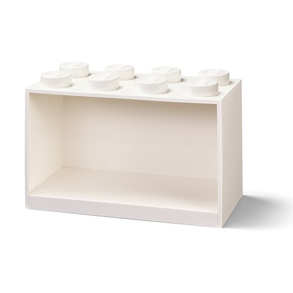 Raft de perete pentru copii LEGO® Brick 8, alb-image-1