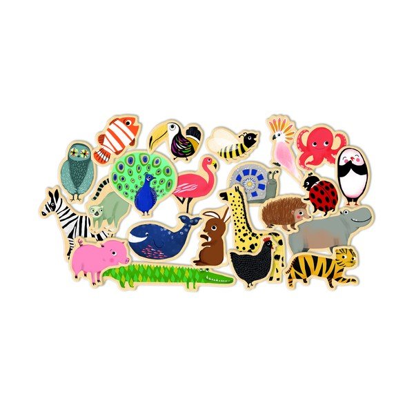 Joc cu magneți pentru copii Djeco „La ZOO”-image-2