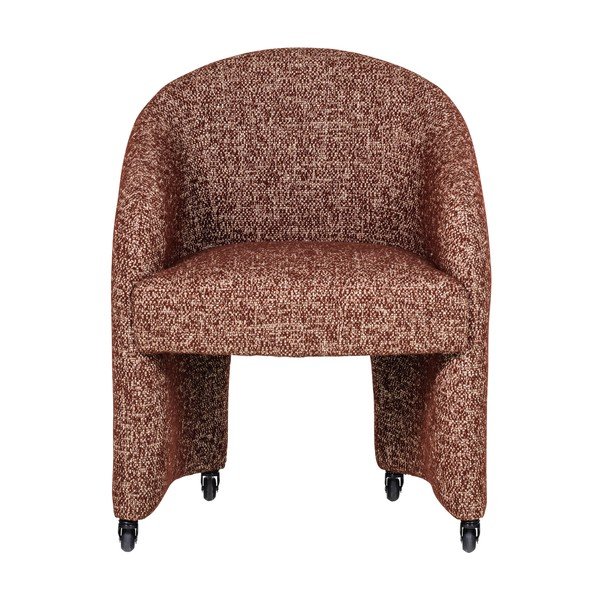 Scaun de birou teracotă tapițat Cordo – WOOOD-image-2