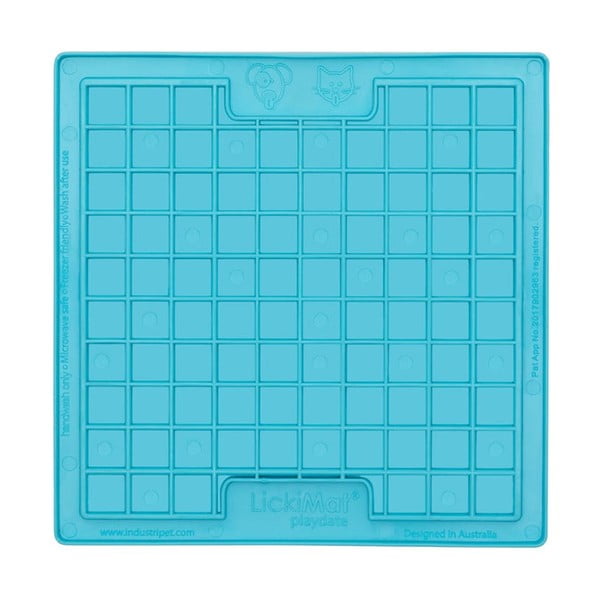 Covoraș de lins pentru animale de companie Playdate Turquoise – LickiMat-image-1