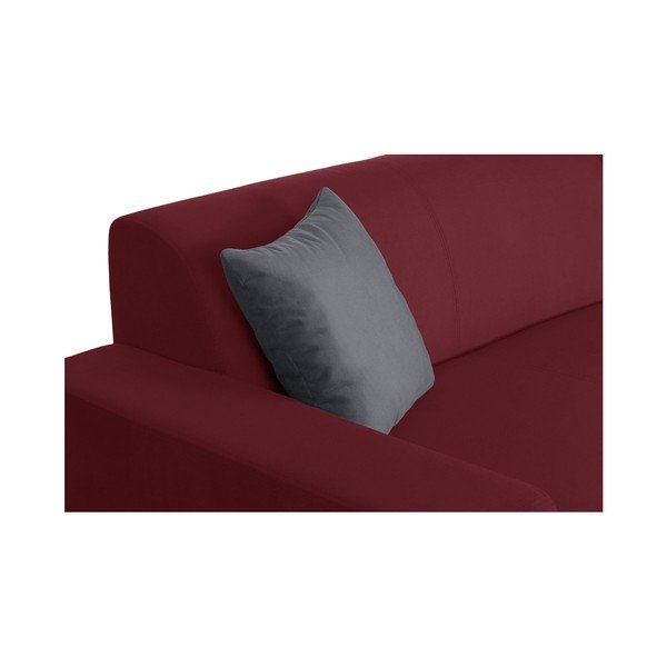 Canapea cu șezlong pe partea dreaptă Florenzzi Bossi, roșu-image-4