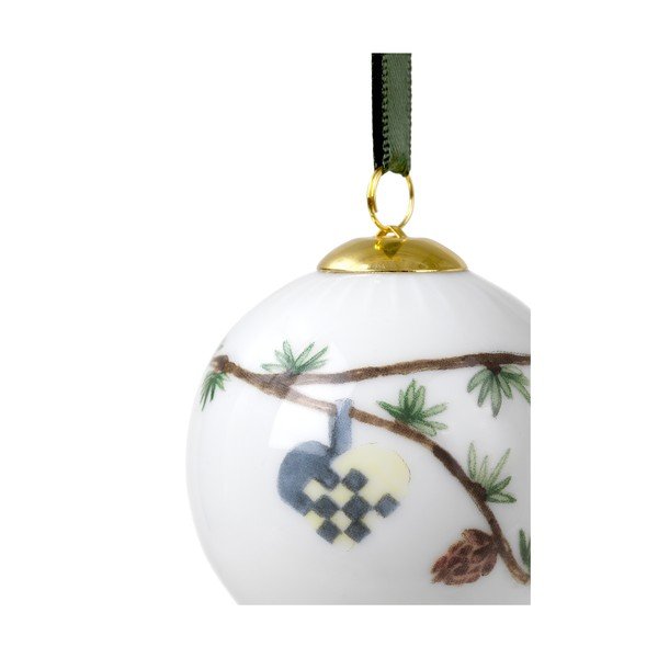 Ornament de Crăciun suspendat din porțelan alb Kähler Design Hammershøi-image-4