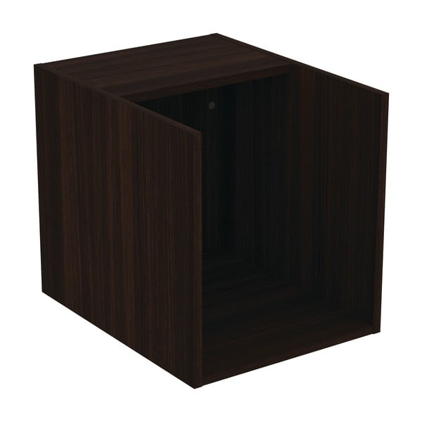 Dulap de baie maro închis scund/suspendat cu aspect de lemn de stejar 40x44 cm i.Life B – Ideal Standard-image-1