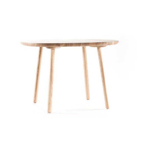 Masă dining din lemn masiv EMKO Naïve, ø 110 cm, natural-image-4