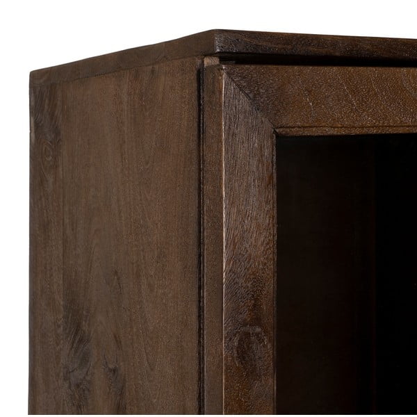 Vitrină maro din lemn de mango 40x180x40 cm Ravi – Ixia-image-3