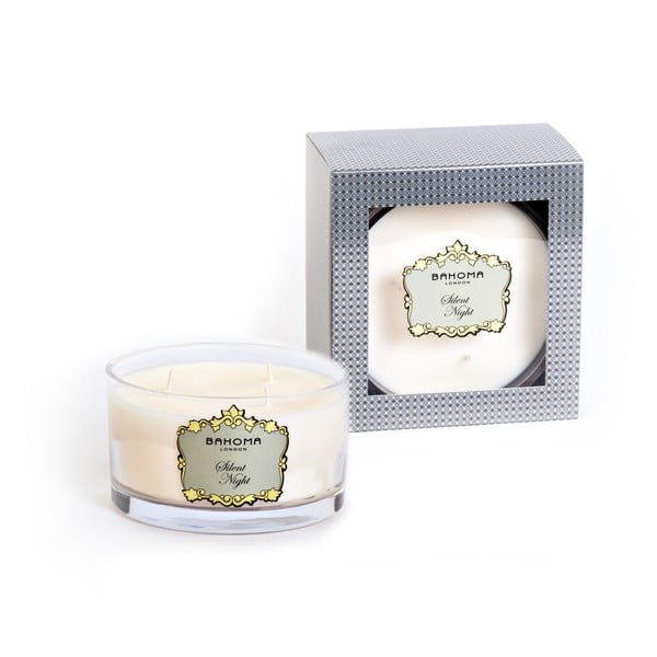 Lumânare parfumată Bahoma Gift, aromă de vanilie, 40 ore