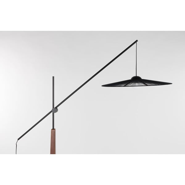 Lampadar negru/în culoare naturală închisă (înălțime 200 cm) Belle – Zuiver-image-3