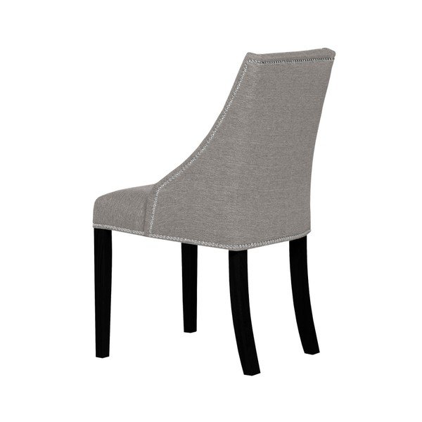 Scaun din lemn de fag Ted Lapidus Maison Patchouli cu picioare negre, taupe-image-4