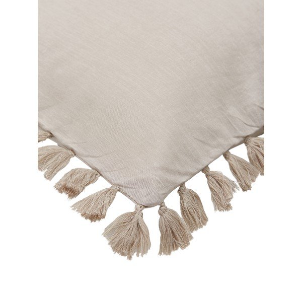 Set de 2 fețe de pernă decorative din bumbac ranforce Westwing Collection Polly, 40 x 80 cm, bej-image-2