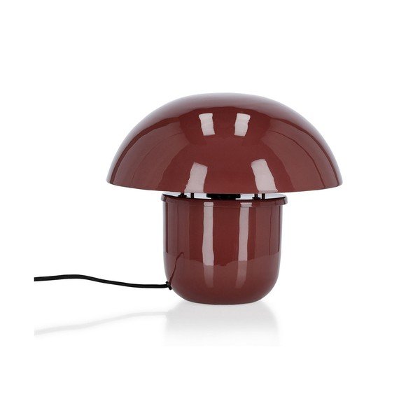 Veioză burgundy din metal cu abajur din metal (înălțime 27 cm) Koppel – Bizzotto