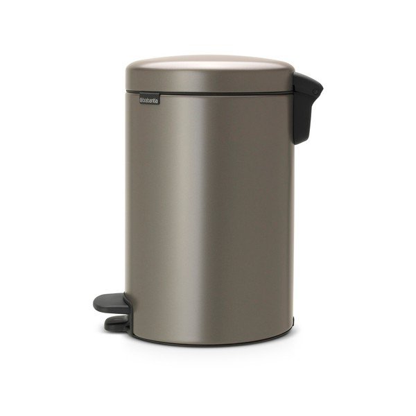 Coș de gunoi cu pedală Brabantia Newicon, 12 l, maro - gri-image-2