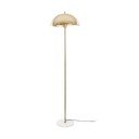 Lampadar auriu cu abajur din metal (înălțime 154 cm) Waved – Leitmotiv