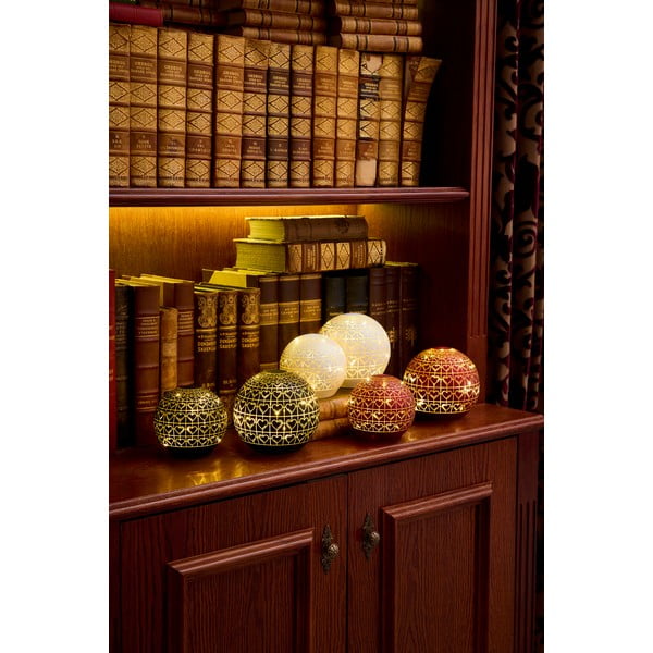 Decorațiune luminoasă burgundy ø 12 cm Frida – Sirius-image-1