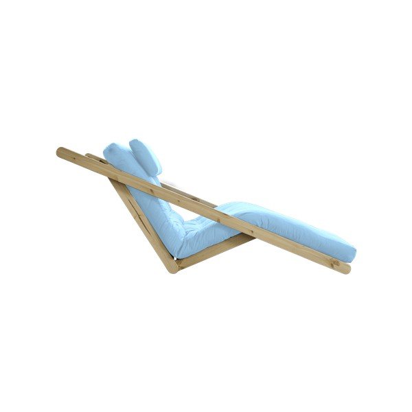 Șezlong extensibil cu 2 locuri Karup Figo Raw/Celeste-image-3