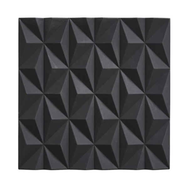 Suport din silicon pentru oale fierbinți Zone Origami Beak, negru