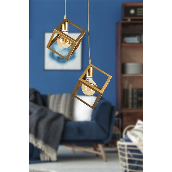 Plafonieră aurie din metal Magnezya – Squid Lighting-image-1