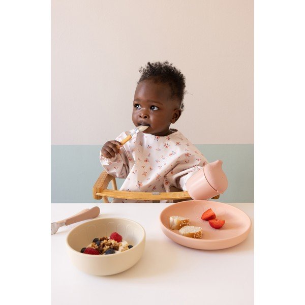 Tacâmuri pentru copii, galben ocru/teracotă din silicon 3 buc. Tuscany Mix – Cam Cam Copenhagen-image-1