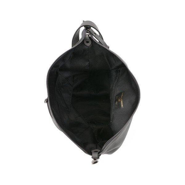 Rucsac din piele Carla Ferreri Chic, gri-image-3